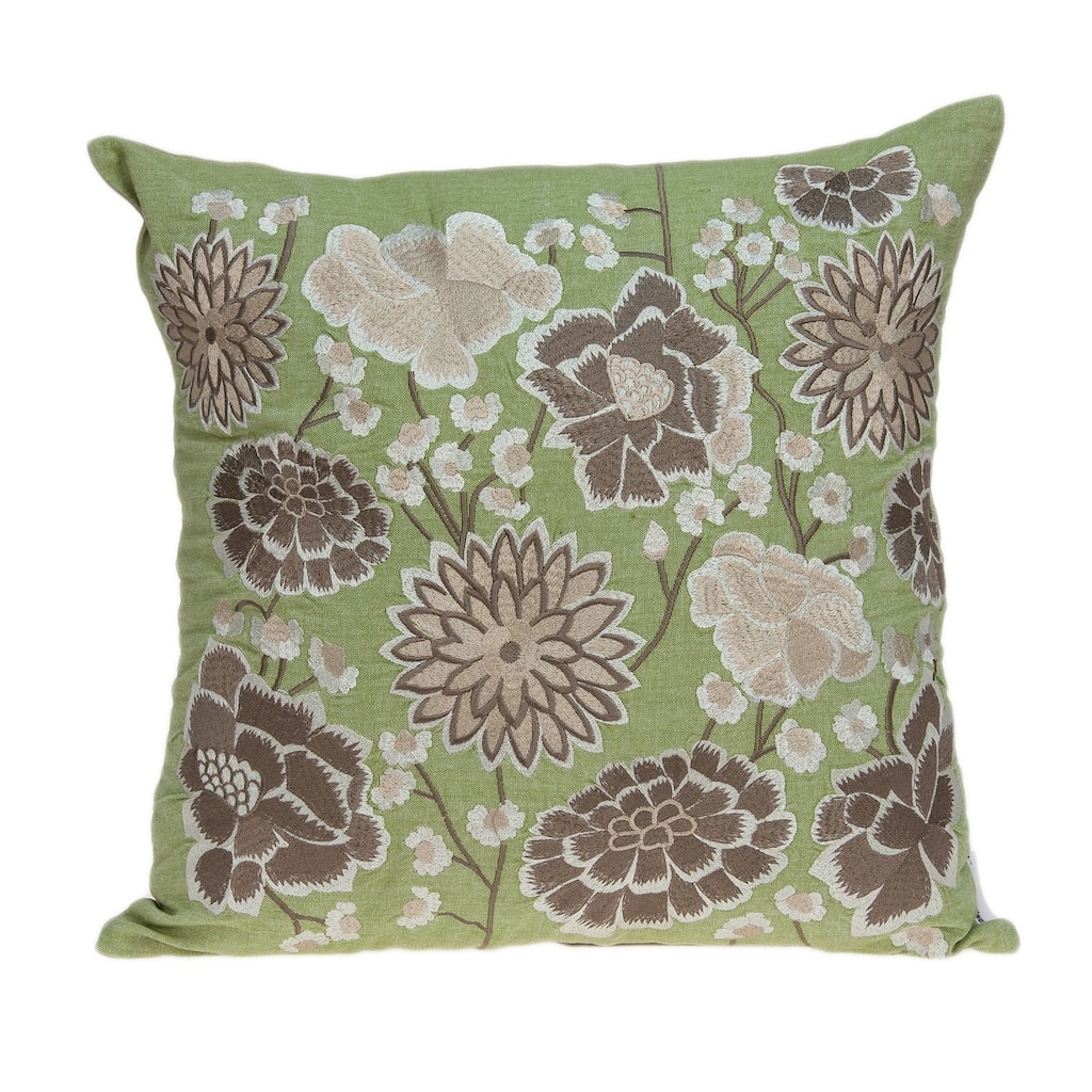 Parkland Collection Adelia Tropical Green Pillow Cover