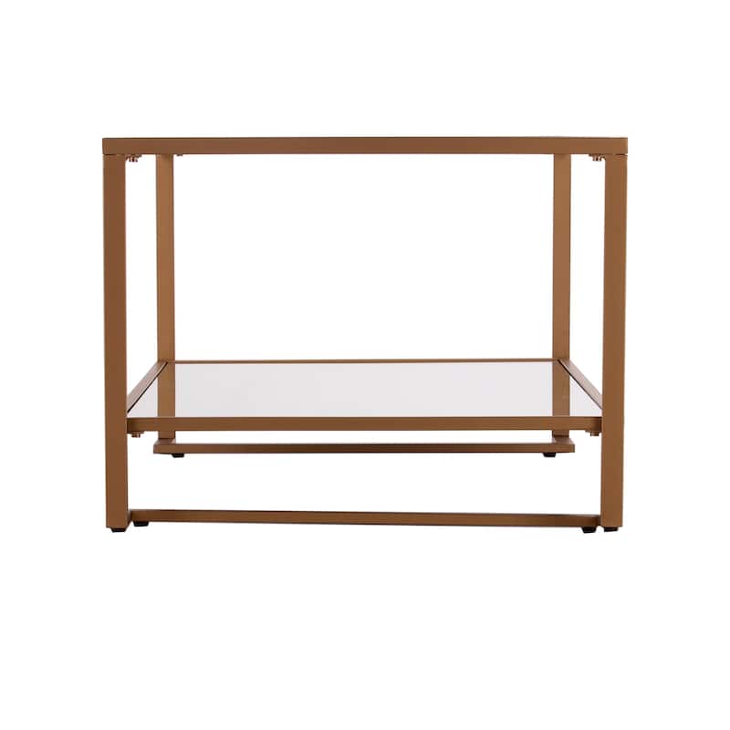 SEI Furniture Glam Gold Metal Coffee Coffee Table