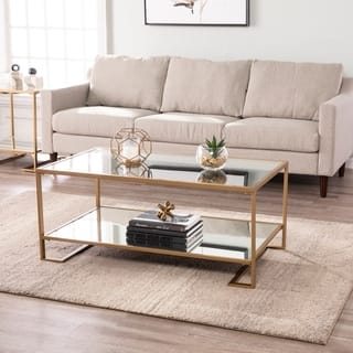 SEI Furniture Glam Gold Metal Coffee Coffee Table
