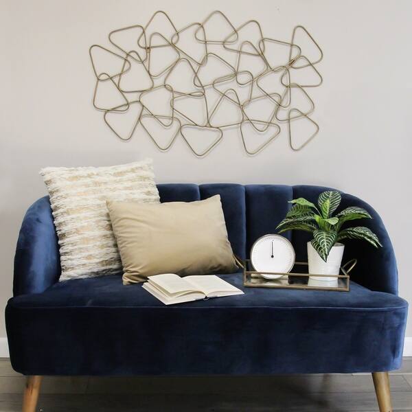 Shop Carson Carrington Paturi Mid Century Gold Metal Statement