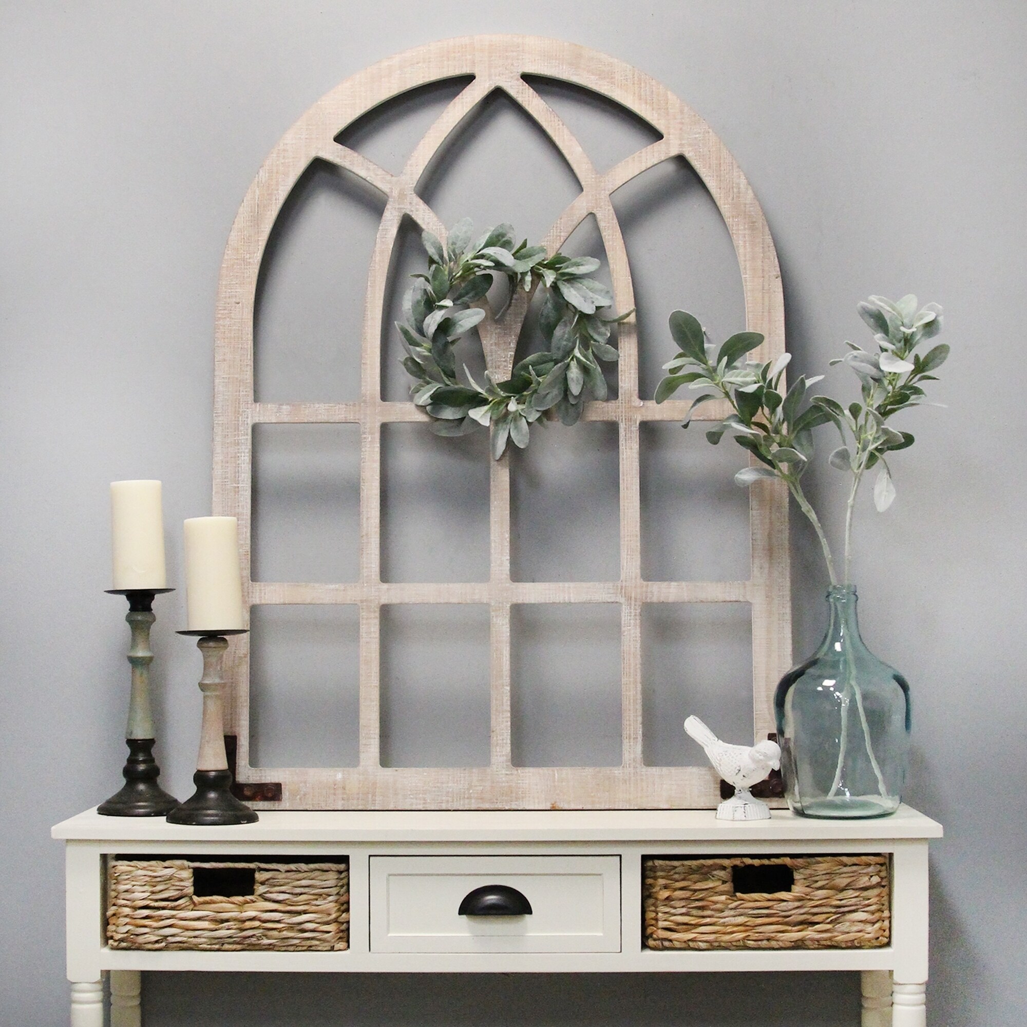 The Gray Barn Window Arch Wall Decor Overstock 29602699