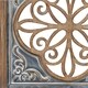 preview thumbnail 3 of 3, Stratton Home Decor Wood and Metal Blue Square Wall Décor - 16.x16.x1.25