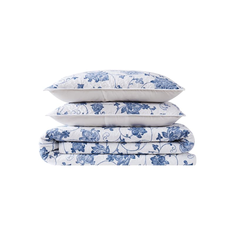 Cottage Classics Estate Bloom 3 Piece Quilt Set