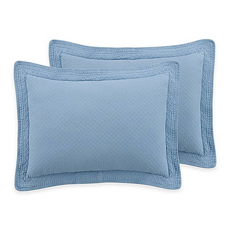 Williamsburg Abby Pillow Sham - Blue - King