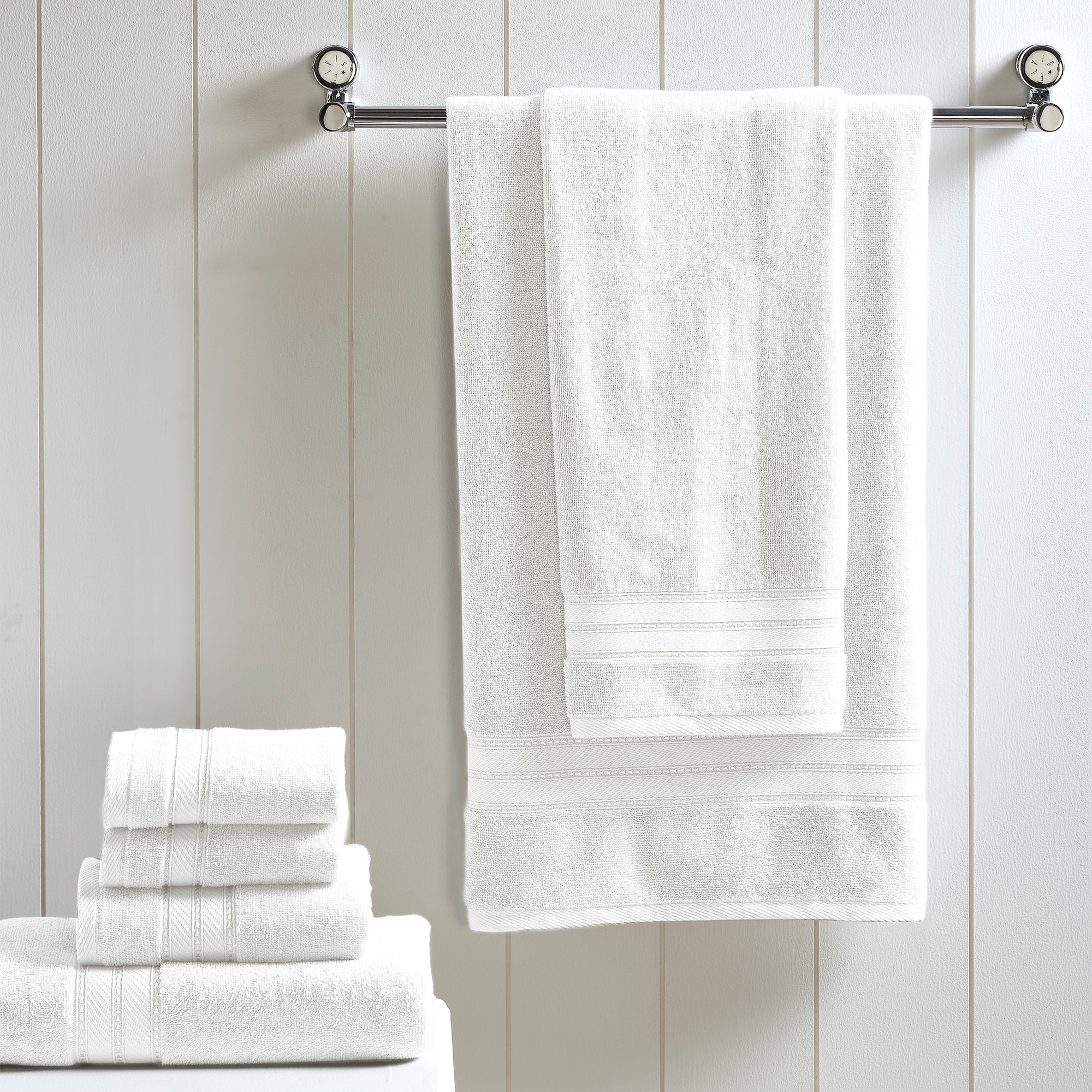 Vintage Made Modern Towel + Thread Kit - 10 spools 12 Wt. Cotton Petites,  6 Towels, 6