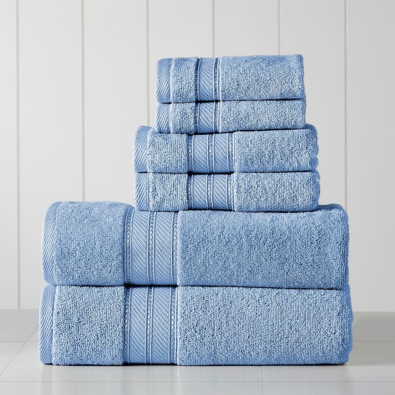 Modern Threads 6-Piece SpunLoft Towel Set - Blue