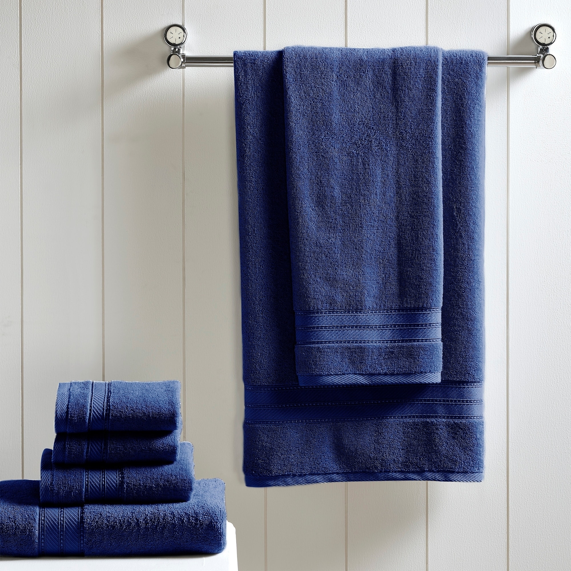 new 6-piece Nestwell™ Hygro 100% Cotton Towel Set in Arona Blue