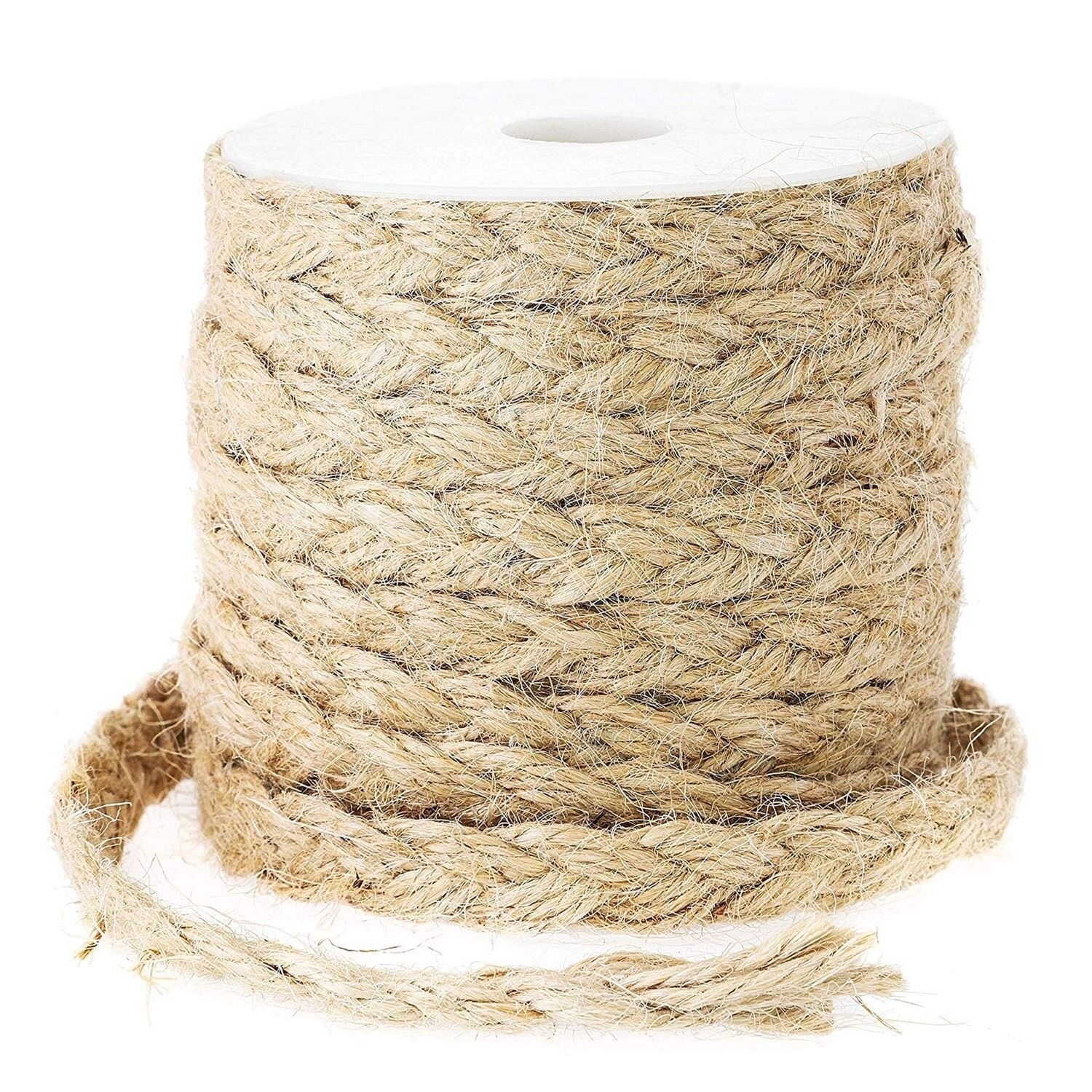 2-Pack 26 Feet Natural Jute Rope Cord Twine String for Crafts DIY, 0.4  Wide - 26 Feet - Bed Bath & Beyond - 29606624