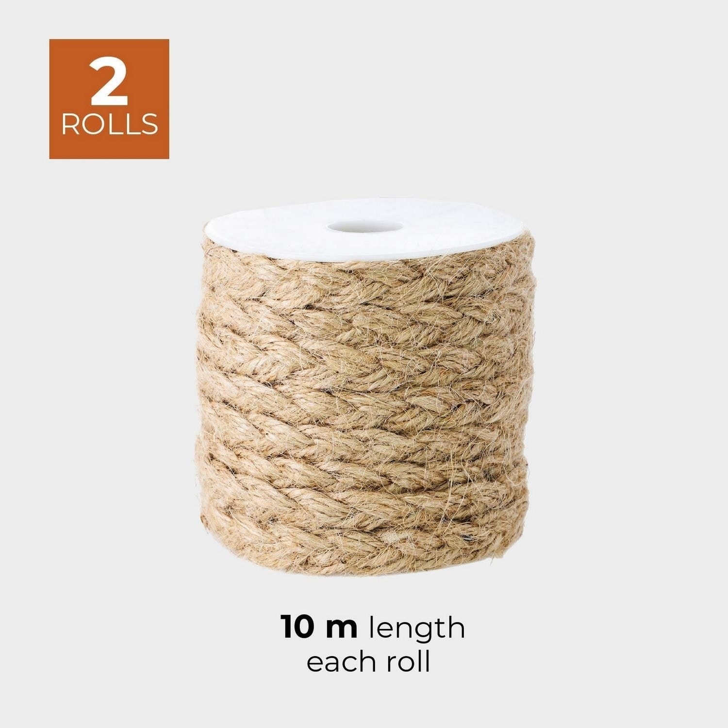 Crafter's Square Natural Jute Cord, 256-ft. Rolls