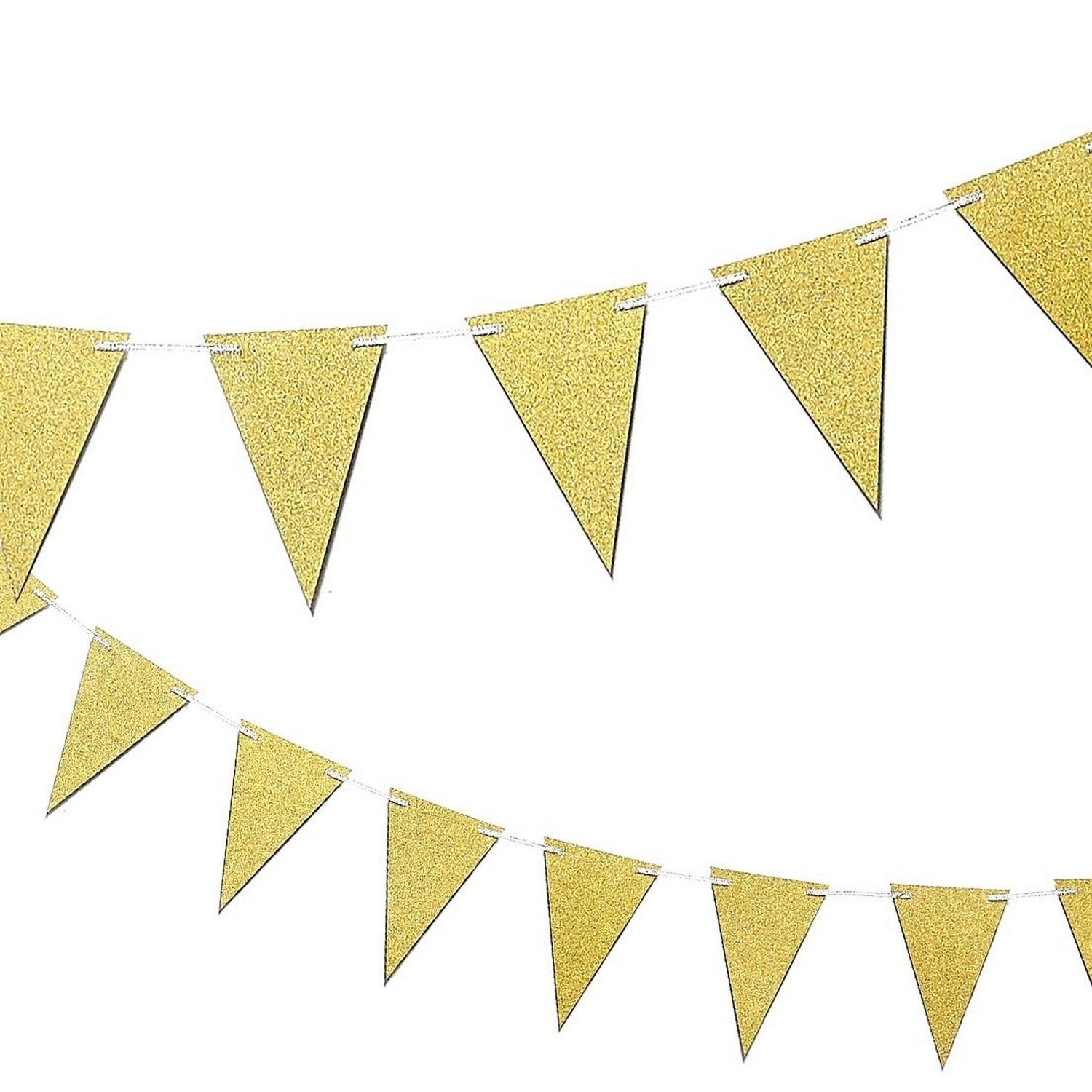 Black and White Triangle Flag Bunting 27 flags on this 10 metre Long Bunting 