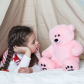 small pink teddy bear