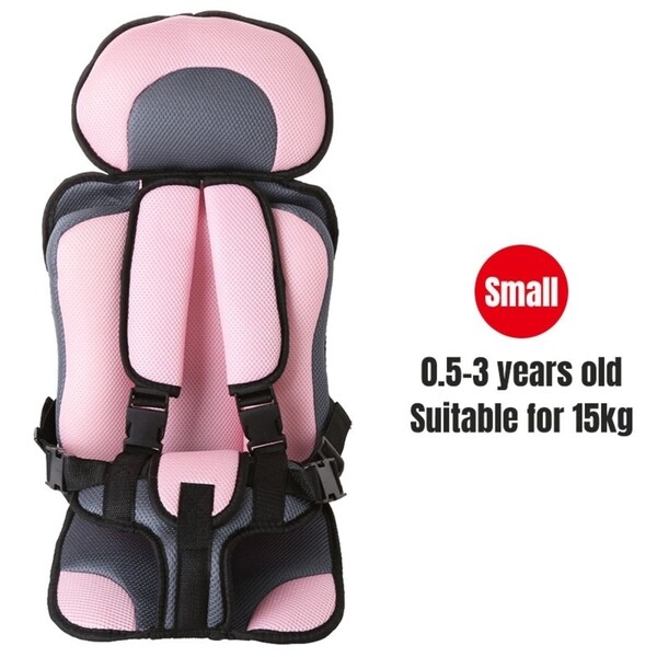 pink car seat for 3 year old