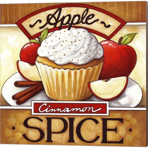 Cathy Horvath-Buchanan 'Cupcake Apple Cinnamon Spice & Sunny Lemon Chiffon' Canvas Art (Set of 2)
