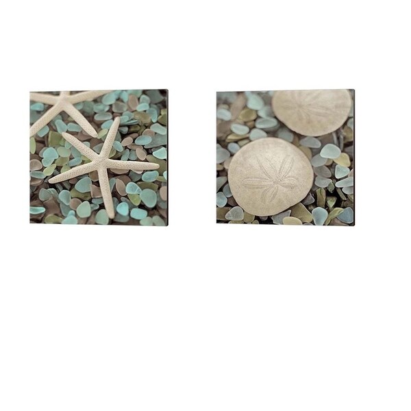 Alan Blaustein 'Aquatic' Canvas Art (Set of 2)