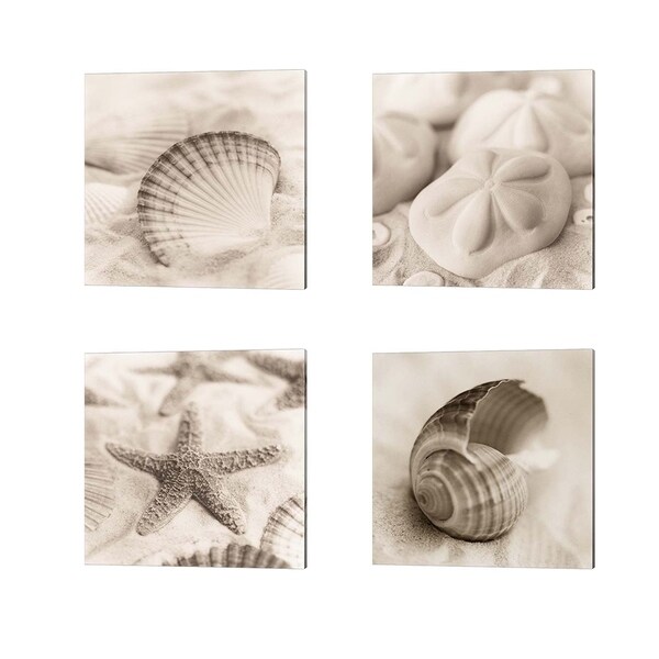 Alan Blaustein 'La Mer & La Playa' Canvas Art (Set of 4)