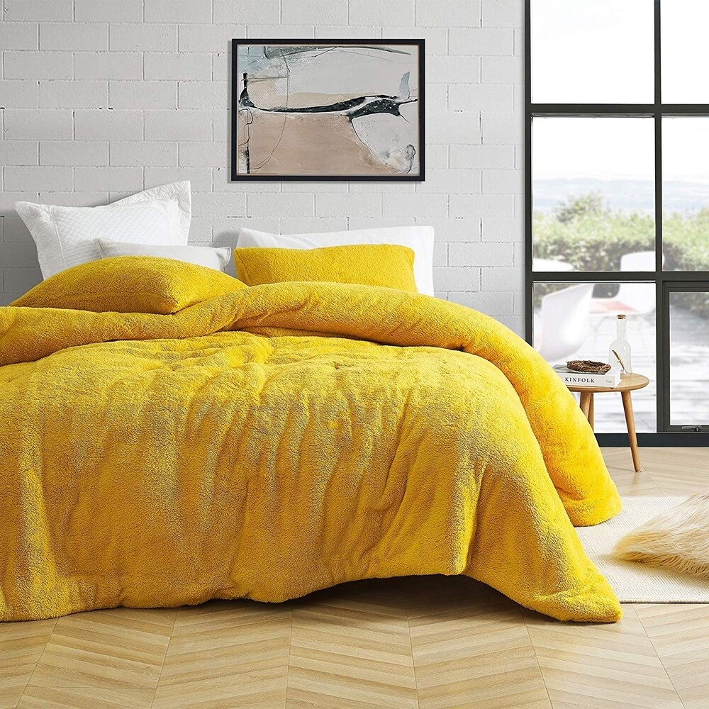 dark yellow comforter