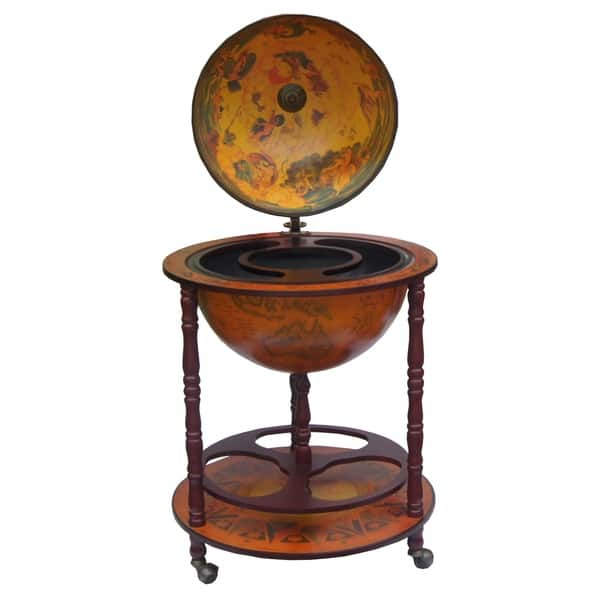 Waypoint Geographic Napoli 18 Inch Floor Standing Bar Globe Overstock 29608885