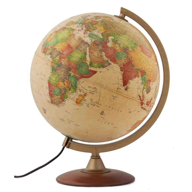 Waypoint Geographic Journey 12-inch Illuminated Desktop Globe - 13"x12"x15.70"