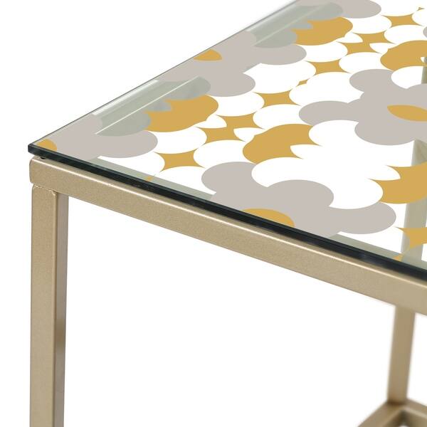 Shop Designart Retro Abstract Design Xviii Metal Modern Coffee