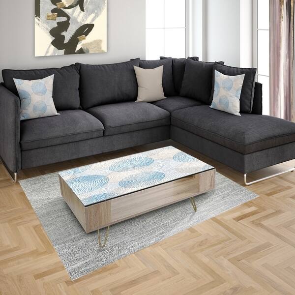Shop Designart Abstract Retro Design I Glam Coffee Table On