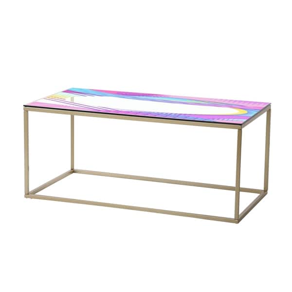 Shop Designart Spacy Dimensions 10 Metal Modern Coffee Table On Sale Overstock 29609970,Corner Kitchen Sink Cabinet Organizer