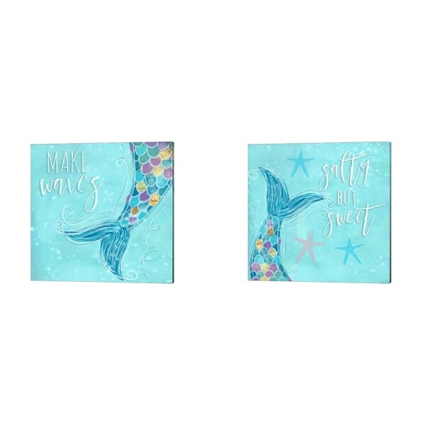 Hartworks 'Make Waves' Canvas Art (Set of 2)