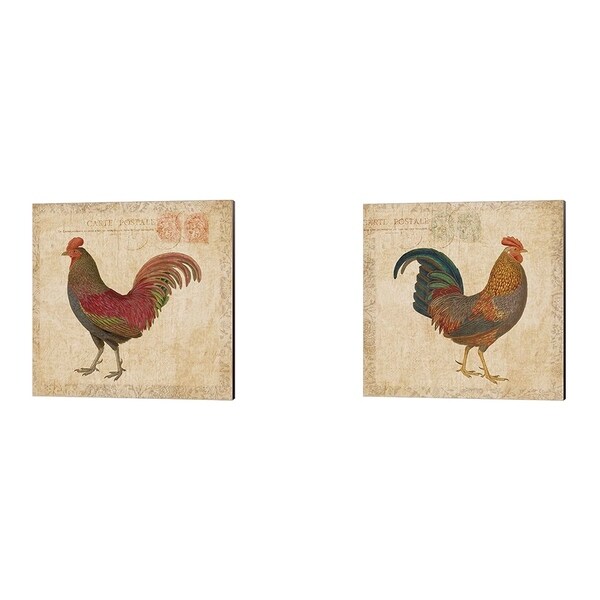 Sabine Berg 'Early Riser' Canvas Art (Set of 2)