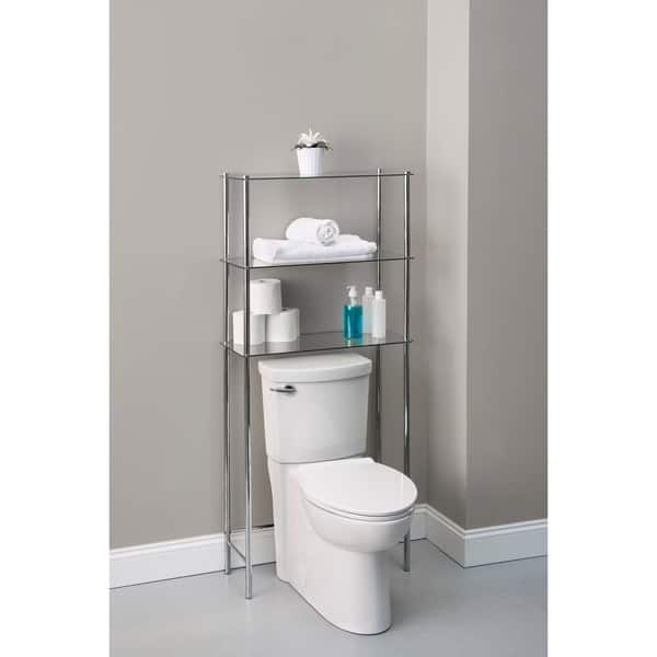 3 Tier Over The Toilet E Saver Chrome On 3 Tier Over The Toilet E Saver