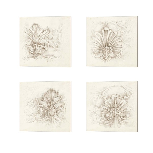 Ethan Harper 'Architectural Accent' Canvas Art (Set of 4)