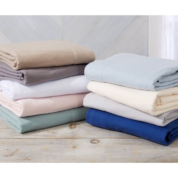 Nordic Collection Extra Soft 100 Cotton Flannel Deep Pocket Bed Sheet Set. Opens flyout.