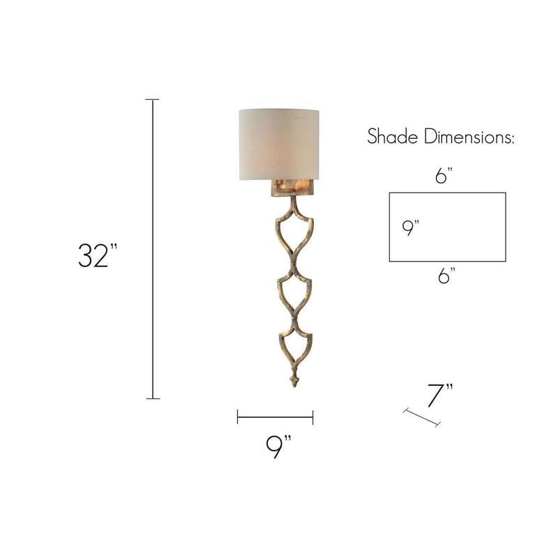 Jewel Gold Wall Sconce