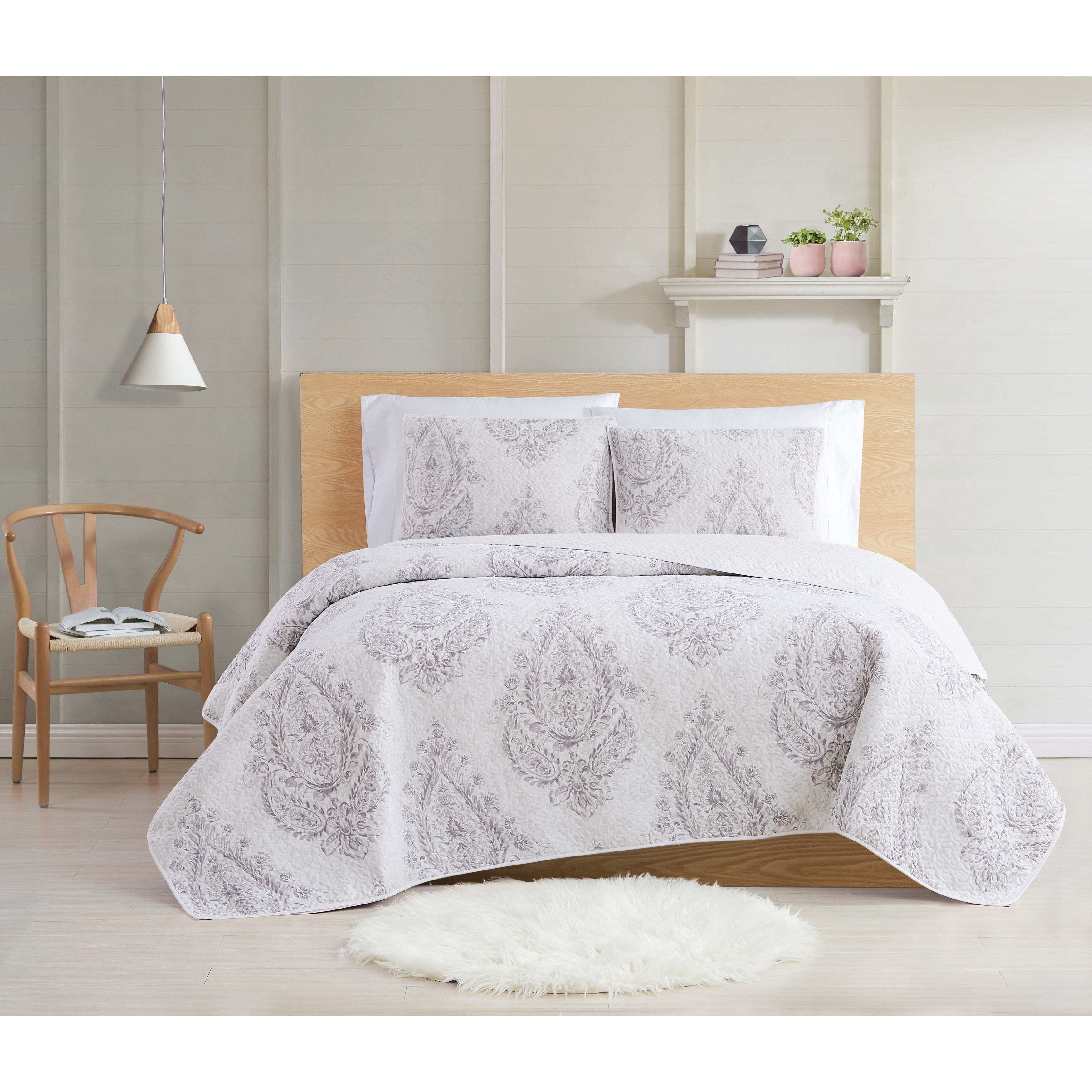 Shop Cottage Classics Paisley Blossom 3 Piece Quilt Set Free