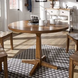Hillpointe Round Two-Tone Dining Table by iNSPIRE Q Classic