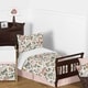 preview thumbnail 1 of 3, Sweet Jojo Designs Vintage Floral Boho Girl 5pc Toddler Comforter Set - Blush Pink Yellow Green White Shabby Chic Rose Farmhouse