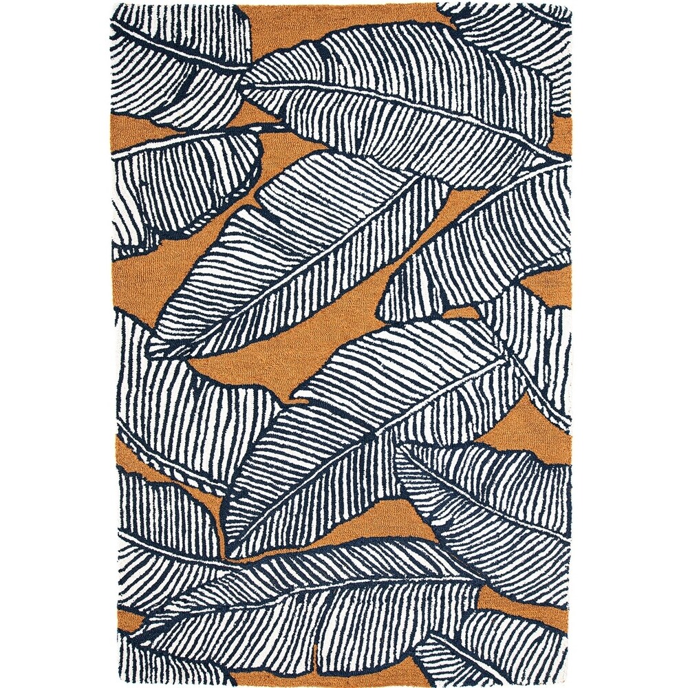 Handmade Palma Mocha Rug (India) - 4' x 6'