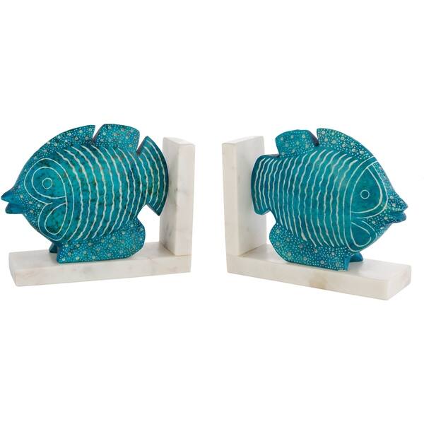 Dupont Transitional Stone and Marble Book End (2 pieces) 8.5" x 2.5