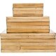 preview thumbnail 5 of 4, Rouzet Bohemian Bamboo Decorative Box Set (3 Piece) - 13.8" x 8.3" x 4.9"