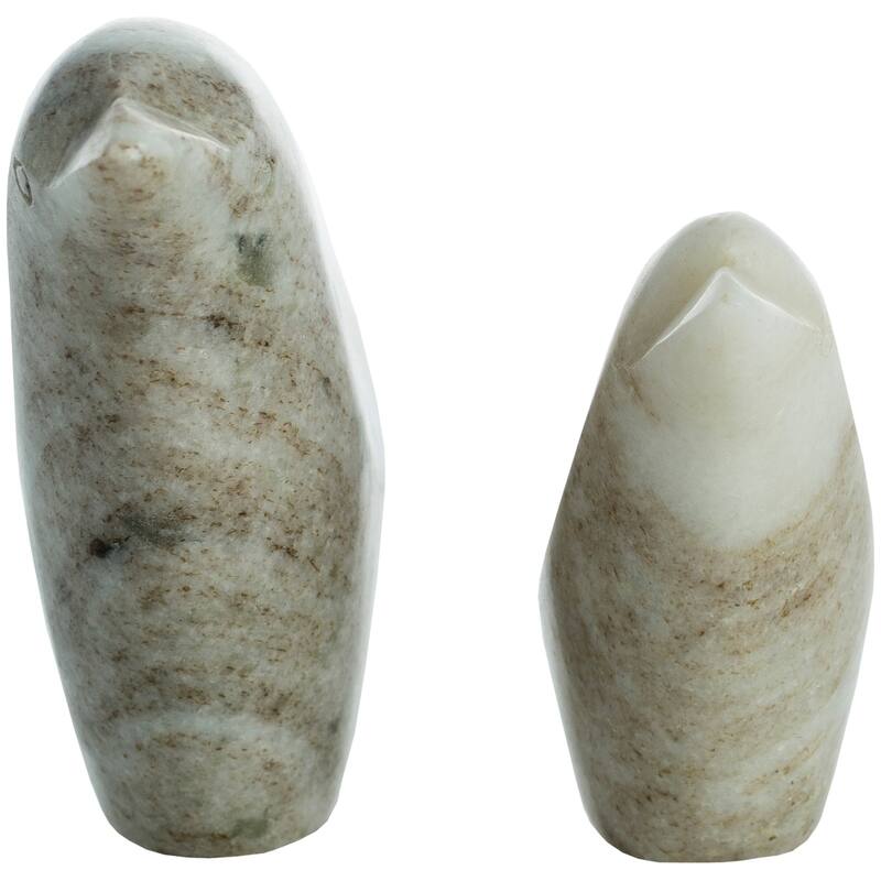 Artistic Weavers Gaumont Stone Bird Sculpture Set (2 piece) - 6.5" x 1.5" x 4",4" x 1.5" x 3"