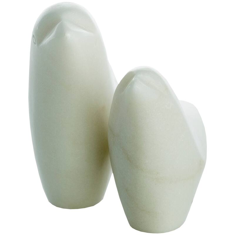 Artistic Weavers Gaumont Stone Bird Sculpture Set (2 piece) - 6.5" x 1.5" x 4",4" x 1.5" x 3"