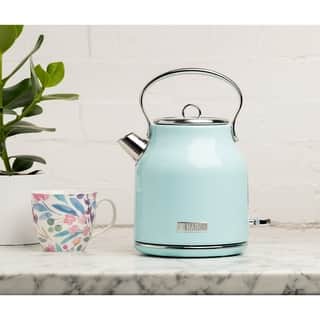 Haden Heritage 1.7L Stainless Steel Electric Tea Kettle in Light Blue  Turquoise (As Is Item) - Bed Bath & Beyond - 30793069