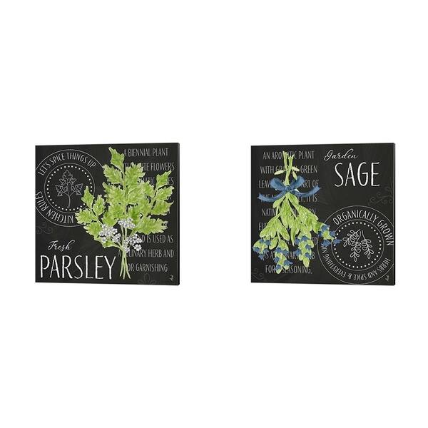 Shop Andi Metz Garden Grown Herbs Canvas Art Set Of 2 On Sale Free Shipping Today Overstock 29613478