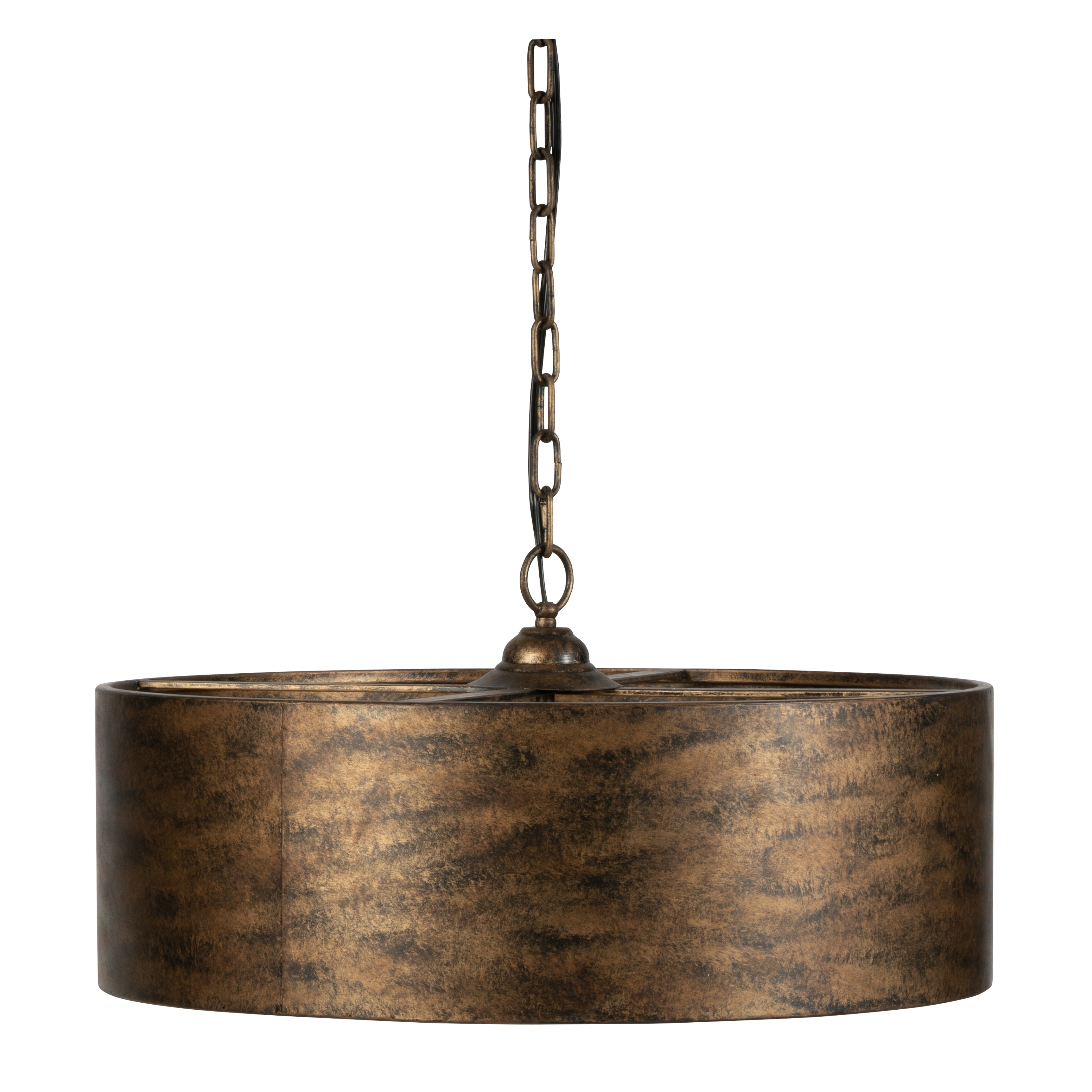 Brushed Brass 12-inch Iron Chandelier - Chandeliers For Bedrooms by Overstock.com