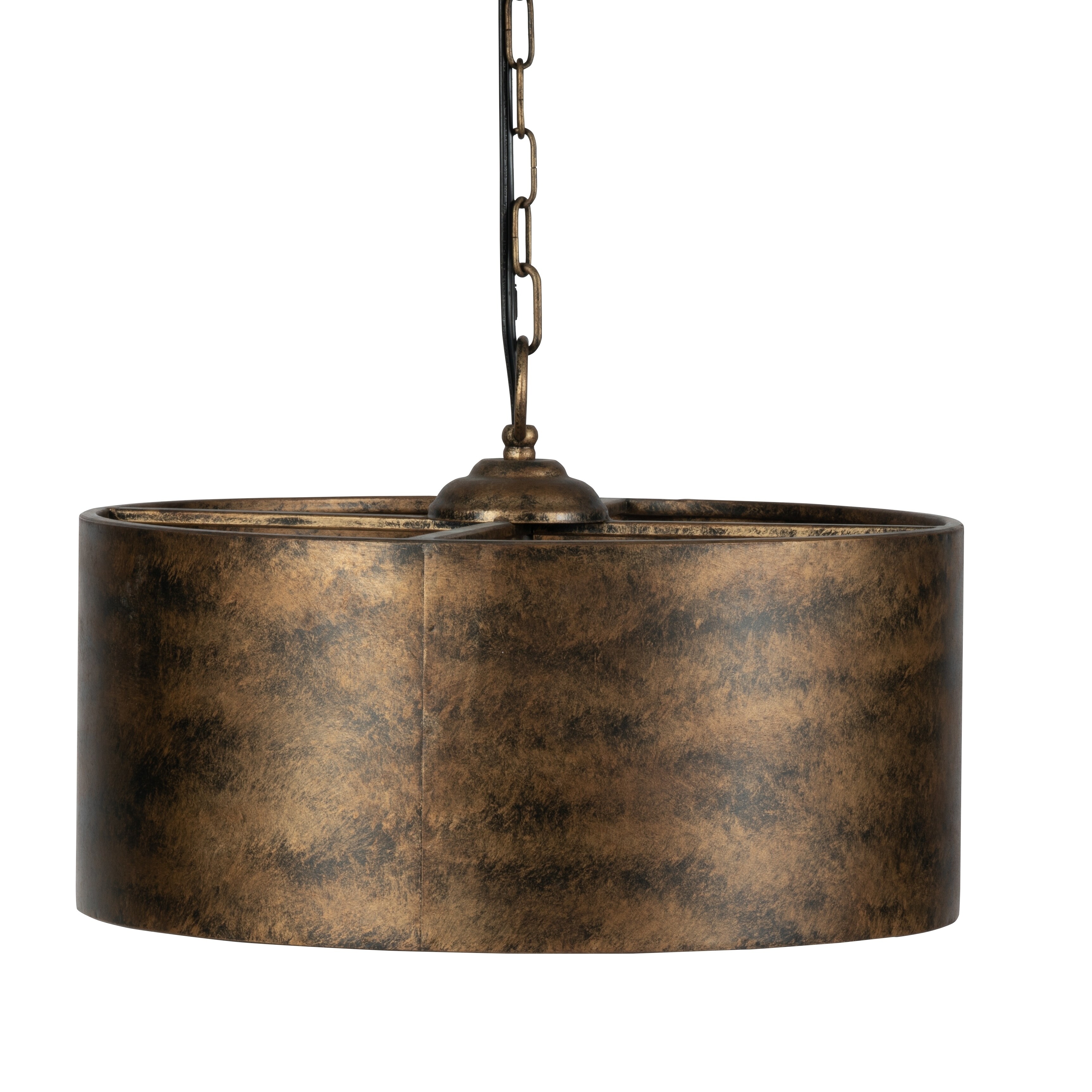 Brushed Brass 10.5-inch Iron Chandelier - Chandeliers For Bedrooms by Overstock.com