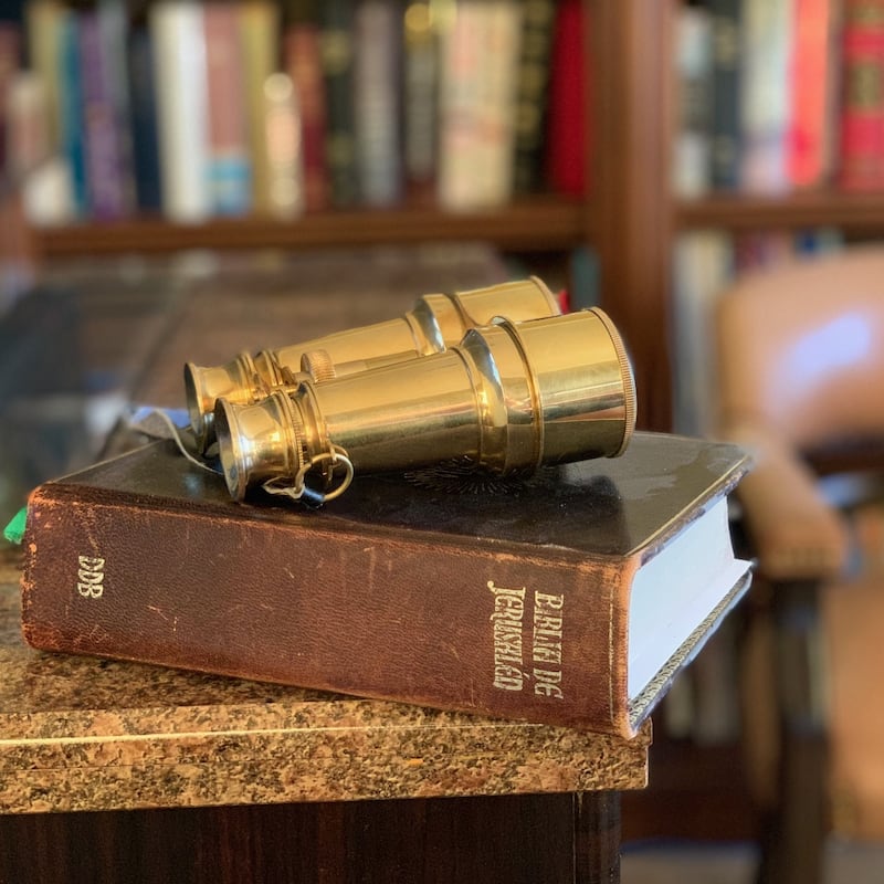 Naval Solid Brass Binocular Nautical Decor