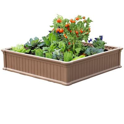 Modern Home HDPE Stackable Modular Raised Garden Bed Kit