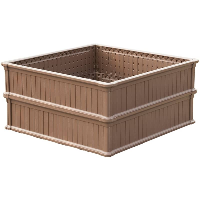 Modern Home HDPE Stackable Modular Raised Garden Bed Kit