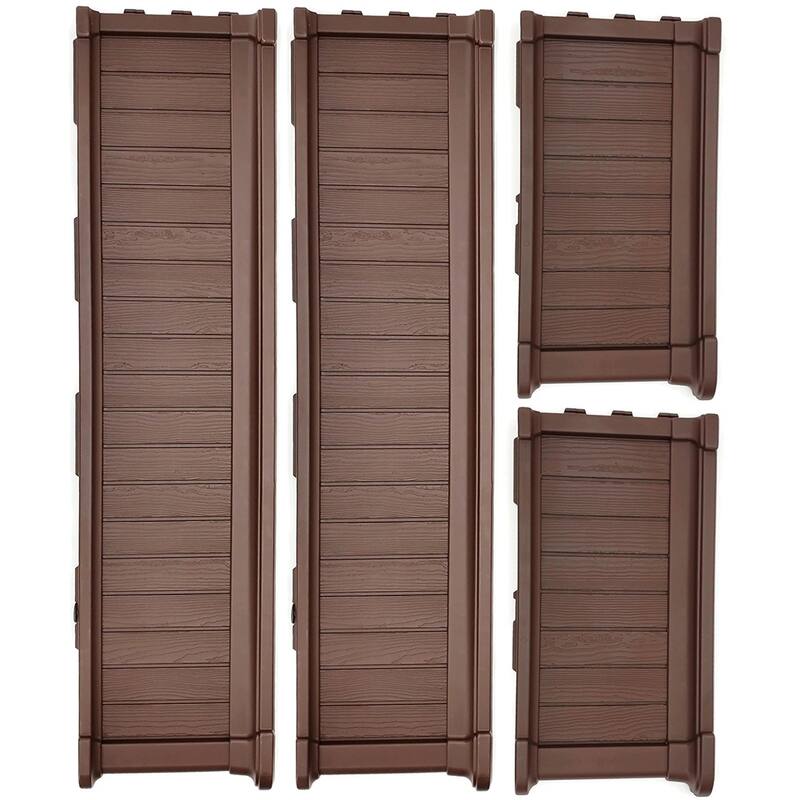 Modern Home HDPE Stackable Modular Raised Garden Bed Kit