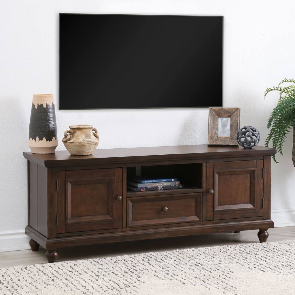Abbyson Kester Solid Wood Media Console - 60-Inch