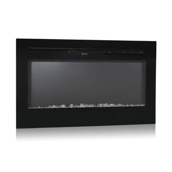 Shop Kinbor 36 Inches Recessed Electric Fireplace Wall Mounted