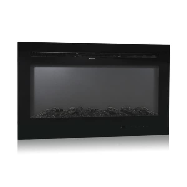Shop Kinbor 36 Inches Recessed Electric Fireplace Wall Mounted
